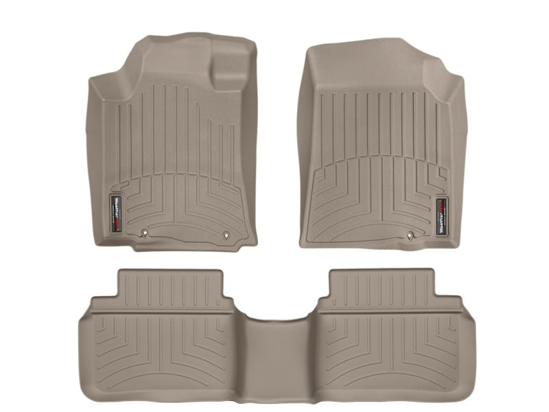 WeatherTech WT FloorLiner - Rear - Tan Floor Mats Floor Mats - Rubber main image