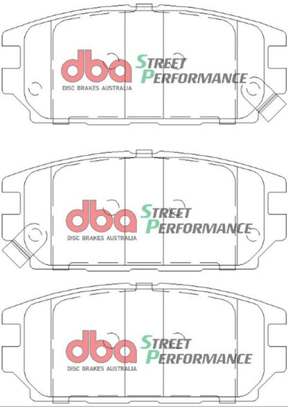 DBA 91-94 Dodge Stealth AWD XP Performance Rear Brake Pads DB1238SP DB1238SP Photo - out of package