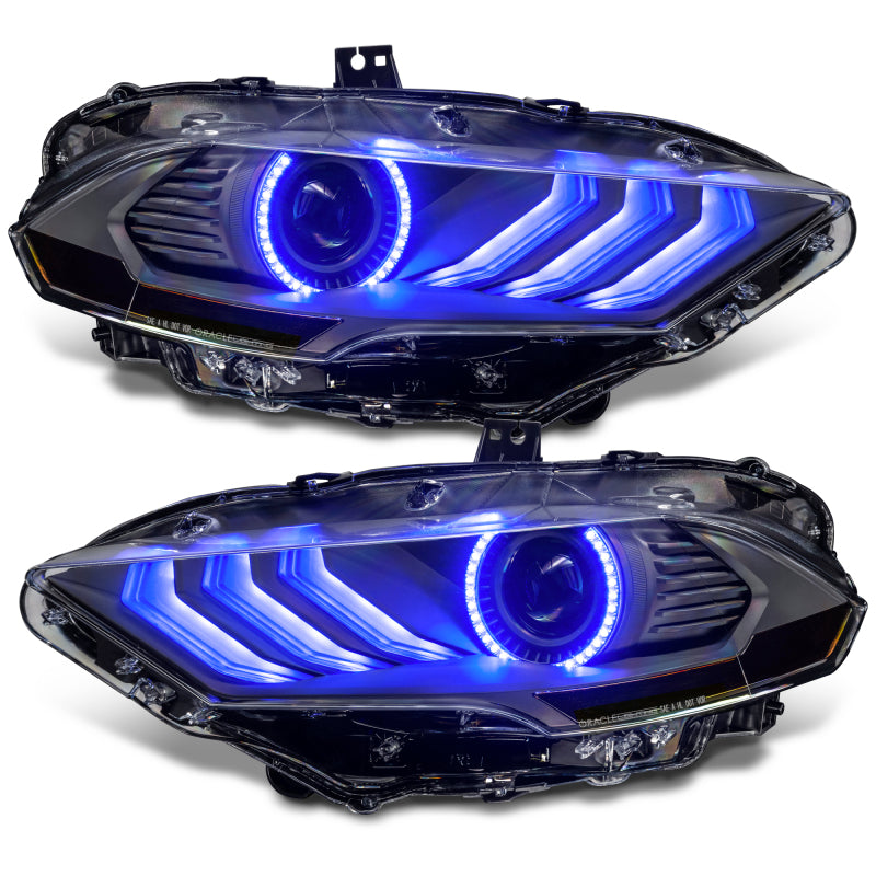 ORACLE Lighting 18-23 Ford Mustang Dynamic ColorSHIFT LED Headlights - Black Series 8204-332 8204-332 Photo - out of package