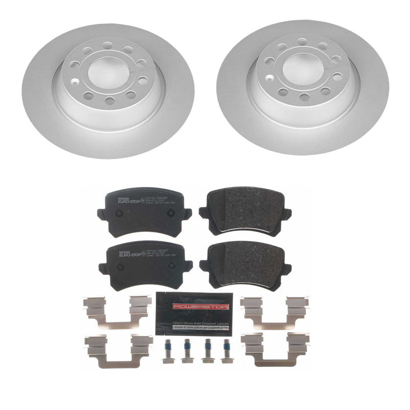 Power Stop 2015 Audi Q3 Rear Euro-Stop Brake Kit ESK7324 ESK7324 Photo - Primary