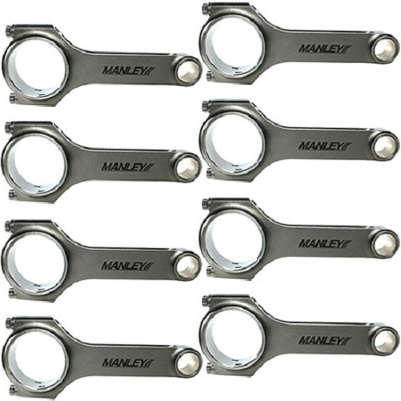 Manley Small Block Chevy .025in Longer LS-1 6.125in Std Weight Pro Series I Beam Connecting Rod Set 14559-8 14559-8 User 1