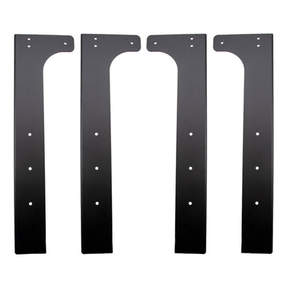 Wehrli Modular Steel Work Bench Leg Kit 40in Tall x .120in Thick - Flat Black WCF25-40-120-FB WCF25-40-120-FB Photo - Primary