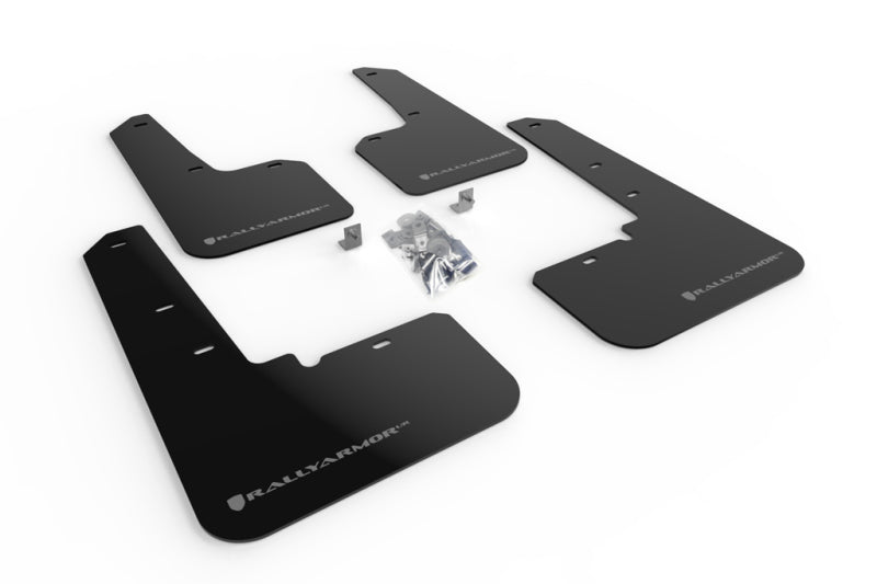 Rally Armor 20+ Subaru Outback UR Black Mud Flap w/ Silver Logo MF66-UR-BLK/SIL MF66-UR-BLK/SIL Photo - Primary