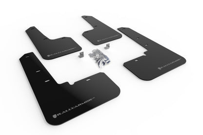Rally Armor 20+ Subaru Outback UR Black Mud Flap w/ Silver Logo MF66-UR-BLK/SIL MF66-UR-BLK/SIL Photo - Primary