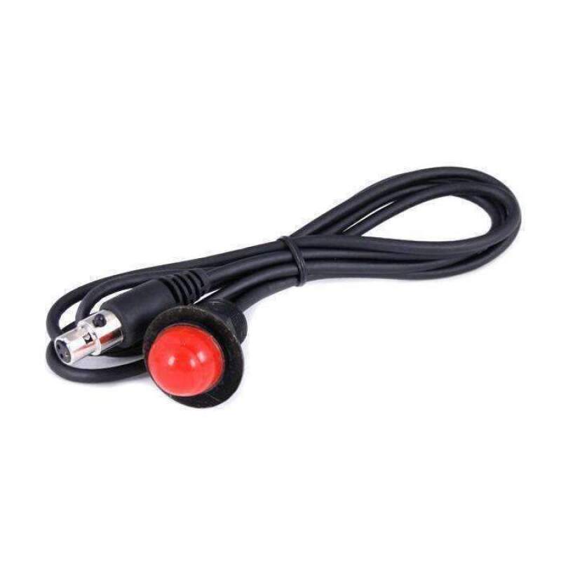 Rugged Radios Hole Mount Push to Talk Cable (PTT) with 48 Straight Cord for Intercoms PTT-HM-SC PTT-HM-SC Photo - Primary