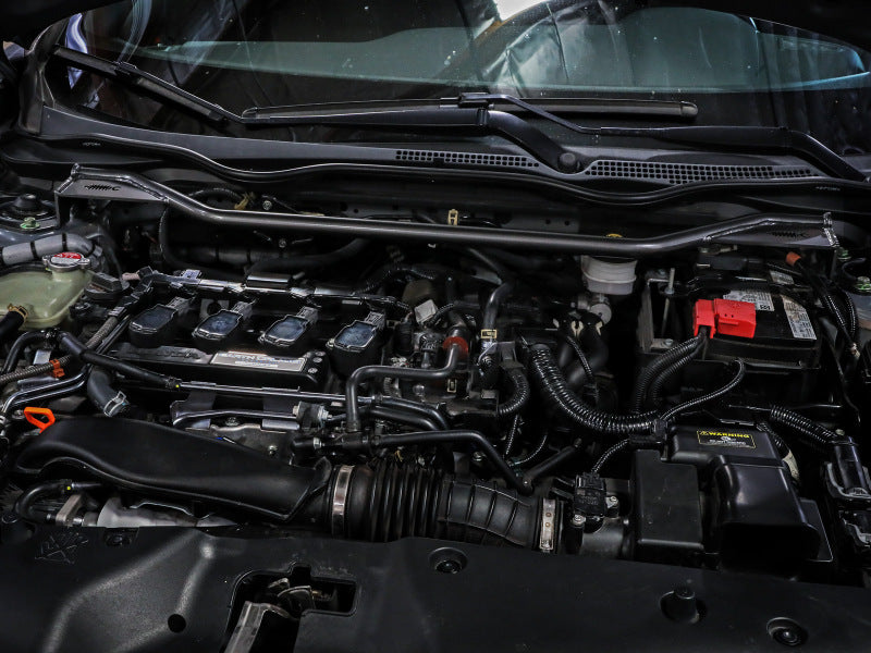 aFe Control 16-21 Honda Civic L4-1.5L (t) Front Suspension Strut Brace 450-701001-G 450-701001-G Photo - Mounted