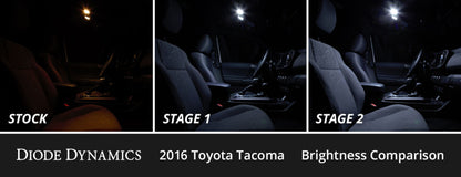Diode Dynamics 16-23 Toyota Tacoma Interior LED Kit Cool White Stage 1 DD0505 DD0505 User 2