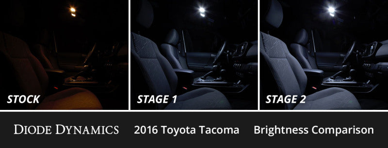 Diode Dynamics 05-15 Toyota Tacoma Interior LED Kit Cool White Stage 1 DD0545 DD0545 User 2