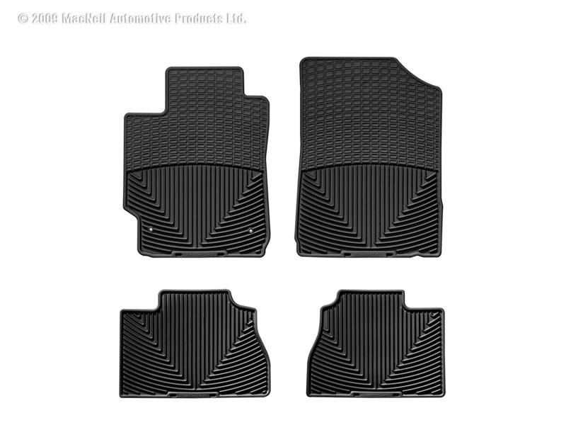 WeatherTech WT Rubber Mats - Rear - Blk Floor Mats Floor Mats - Rubber main image