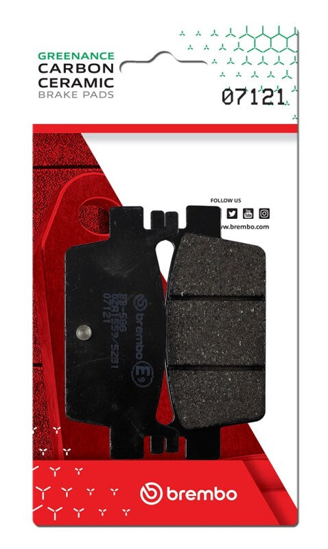 Brembo OE Kymco Ak Carbon Ceramic Brake Pad - Rear 07121 07121 User 1