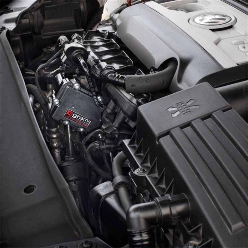 Grams Performance VW 05-16 MK5-6 2.0L 70mm DBW Throttle Body - Black G09-09-0710 G09-09-0710 Photo - Mounted