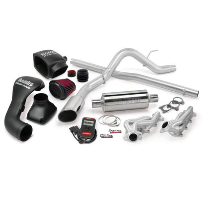 Banks Power 04-08 Ford 5.4L F-150 CCSB PowerPack System - SS Single Exhaust w/ Chrome Tip 48535 48535 Photo - Primary