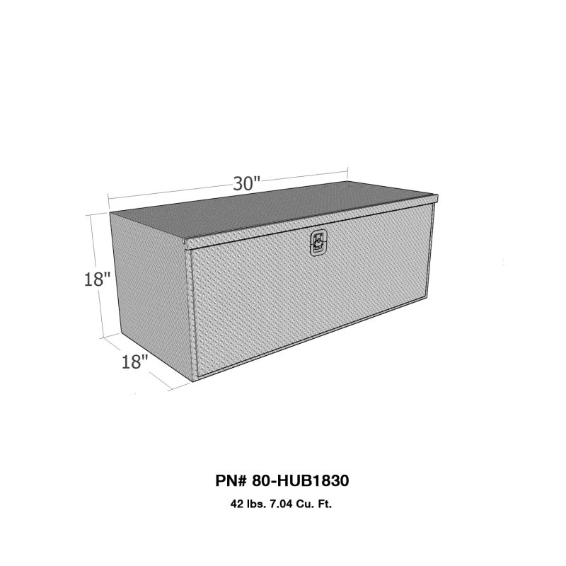 Westin/Brute HD Under Body 18in x 30in Drop Down Door - Aluminum 80-HUB1830 80-HUB1830 Photo - Unmounted