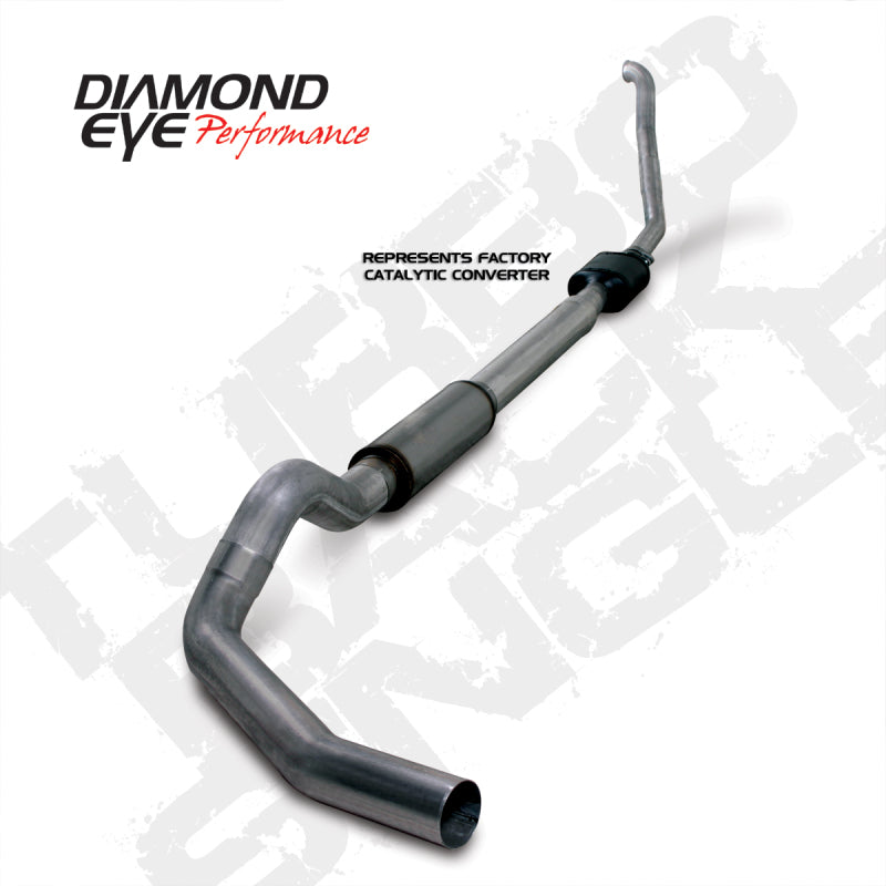 Diamond Eye Performance Diamond Eye KIT 5in TB SGL SS: 94-97 FORD 7.3L F250/F350 PWRSTROKE NFS W/ CARB EQUIV STDS K5314S K5314S Photo - Primary