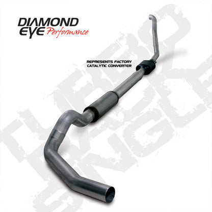 Diamond Eye Performance Diamond Eye KIT 5in TB SGL SS: 94-97 FORD 7.3L F250/F350 PWRSTROKE NFS W/ CARB EQUIV STDS K5314S K5314S Photo - Primary