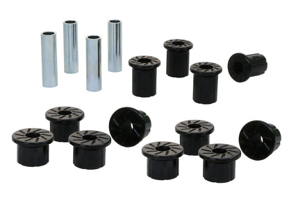 Whiteline 89-95 Toyota Pickup / 01-04 Toyota Tacoma Rear Leaf Spring Shackle Bushing Kit W73470 W73470 Photo - Primary
