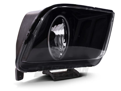 Raxiom 05-09 Ford Mustang GT V6 Axial Series CCFL Halo Projector Headlight- Blk Housing (Smkd Lens) 49121 49121 Photo - Close Up