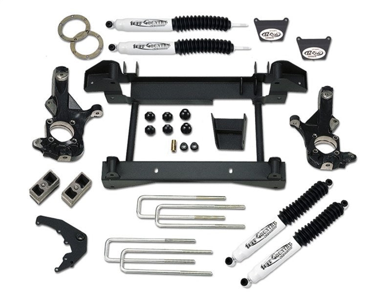 Tuff Country 01-10 Chevy Silverado 2500HD 4x4 4in Lift Kit (w/1pc Sub Frame SX8000 Shocks) 14985KN 14985KN Photo - Primary