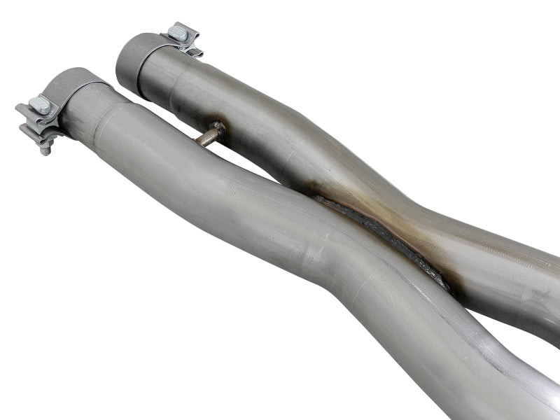 aFe MACH Force-Xp 2-1/2in 304 SS Cat-Back Exhaust 15-19 Dodge Challenger V6-3.6L - Raw Tip 49-32067 49-32067 Photo - Unmounted