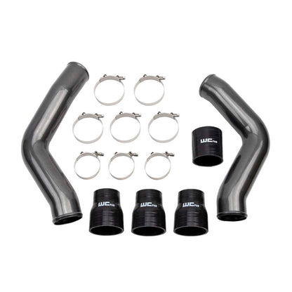 Wehrli 13-18 Ram 6.7L Cummins 3.5in Intercooler Pipes Kit - WCFab Deore Gold WCF100423-DG WCF100423-DG Photo - Primary