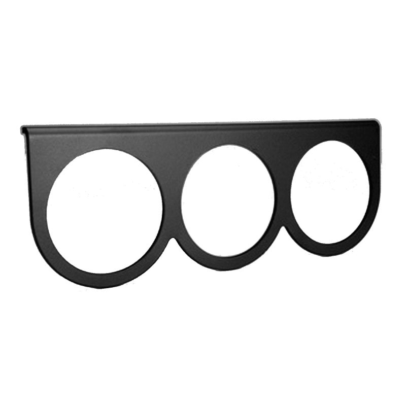 Autometer Gauge Mounting Panel, Triple, 2 5/8", Black, Aluminim 3233 Photo - Primary