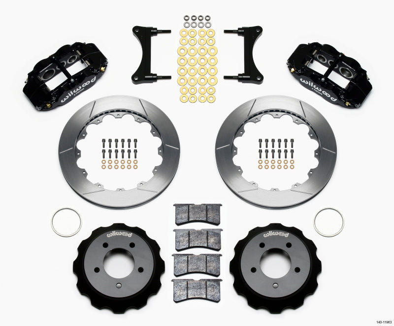 Wilwood Narrow Superlite 6R Front Hat Kit 12.88in 93-96 Mazda RX7 140-11963 140-11963 Photo - Primary