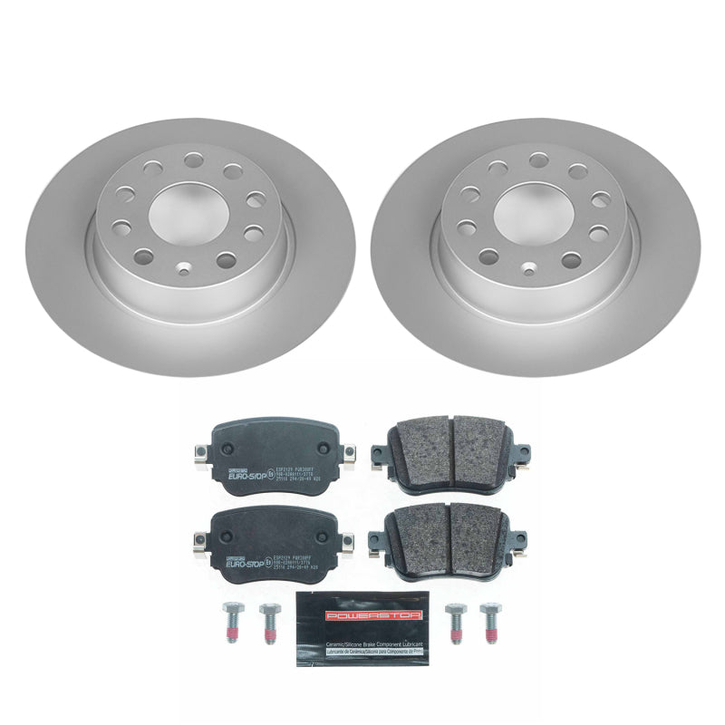 Power Stop 15-18 Volkswagen GTI Rear Euro-Stop Brake Kit ESK7053 ESK7053 Photo - Primary