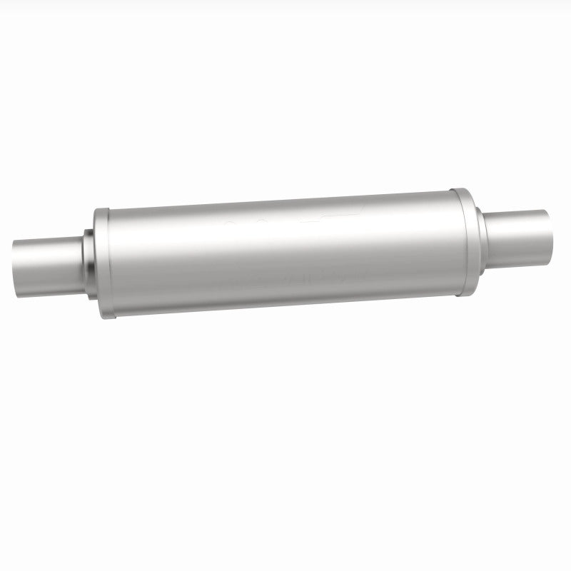 MagnaFlow 4" Round Center/Center Straight Through Performance Muffler 10414 360 Degree Image Set
