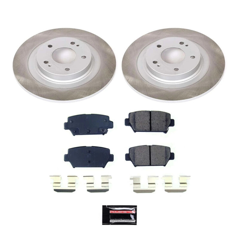 PowerStop Power Stop 18-20 Mitsubishi Eclipse Cross Rear Semi-Coated Rotor Kit SC8434 SC8434 Photo - Primary