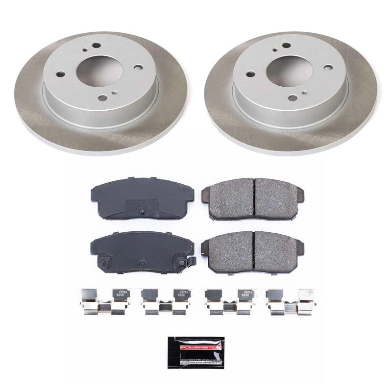 PowerStop Power Stop 01-06 Nissan Sentra Rear Semi-Coated Rotor Kit SC741 SC741 Photo - Primary