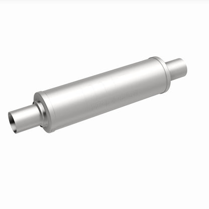 MagnaFlow 4" Round Center/Center Straight Through Performance Muffler 10414 360 Degree Image Set