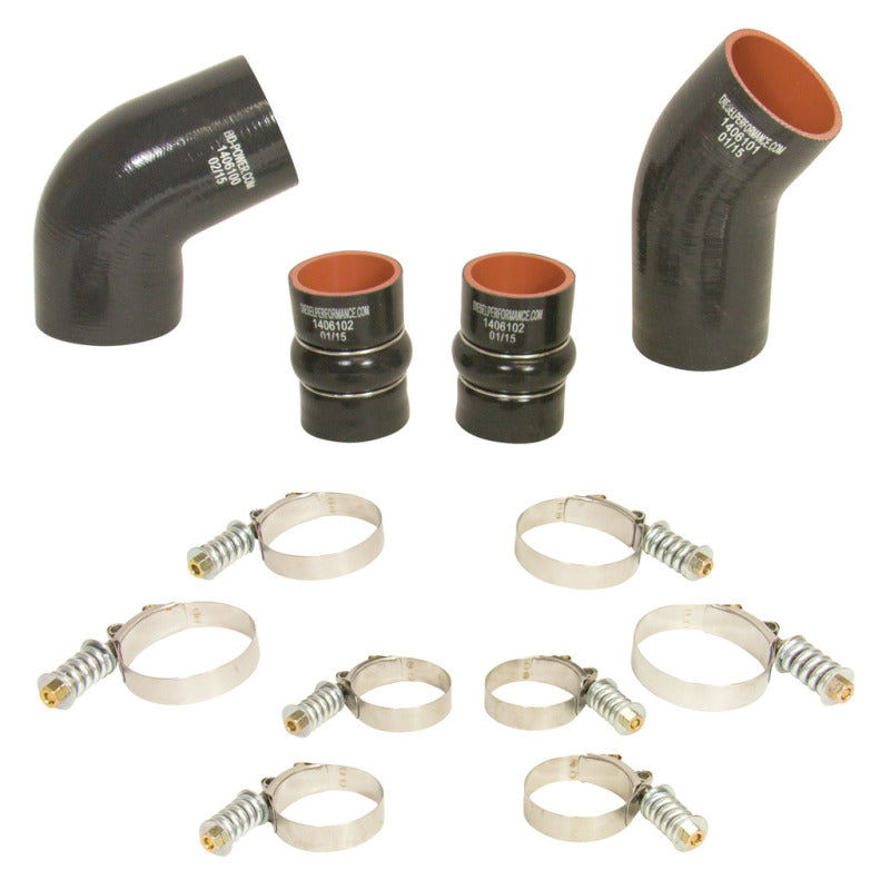 BD Diesel Intercooler Hose & Clamp Kit - 2004.5-2005 Chevy Lly Duramax 1046276 Photo - Primary