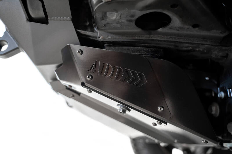 Addictive Desert Designs 2021+ Ford Bronco Stealth Fighter Front Bumper Skid Plate Kit AC23007NA03 AC23007NA03 Photo - Mounted