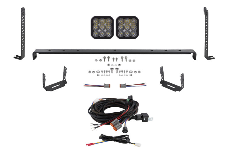 Diode Dynamics 14-23 Toyota 4Runner SS5 Stealth Grille LED 2-Pod Kit - Pro White Driving DD7540 DD7540 Photo - Primary