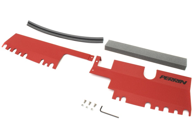 Perrin Performance Perrin 15-21 WRX/STI Radiator Shroud (With OEM Intake Scoop) - Red PSP-ENG-512-4RD PSP-ENG-512-4RD User 1