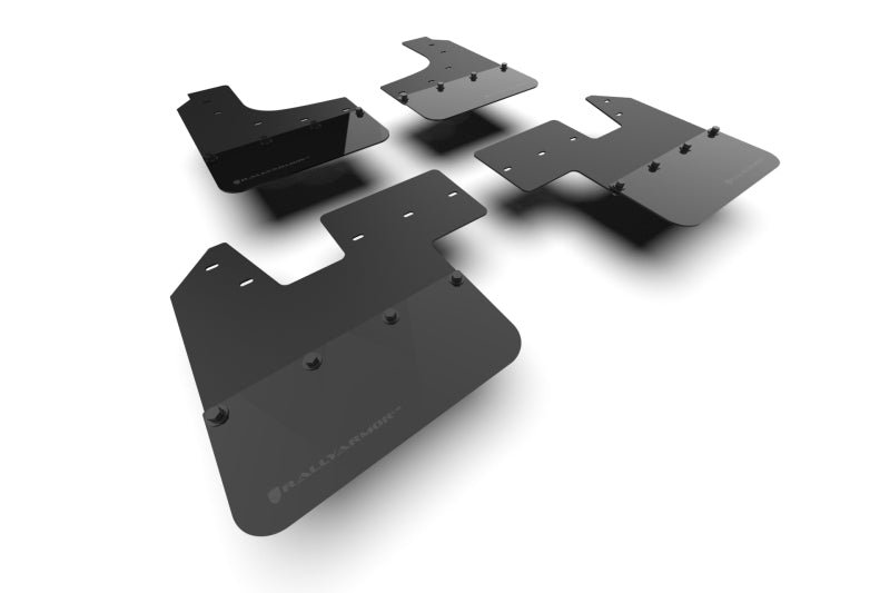 Rally Armor RAL UR Blk Flap/Met. Blk Logo Body Armor & Protection Mud Flaps main image