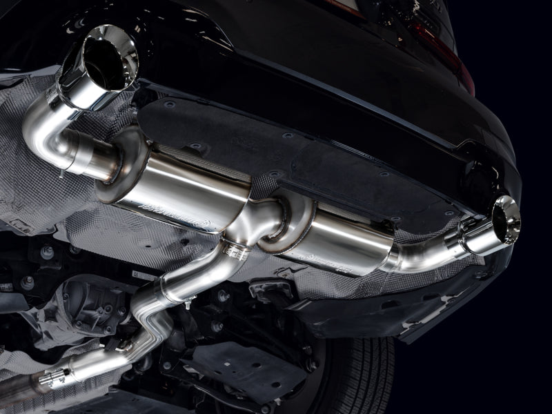 AWE Tuning AWE 19-23 BMW 330i / 21-23 BMW 430i Base G2X Touring Axle Back Exhaust - Chrome Silver 3015-32429 3015-32429 Photo - Mounted