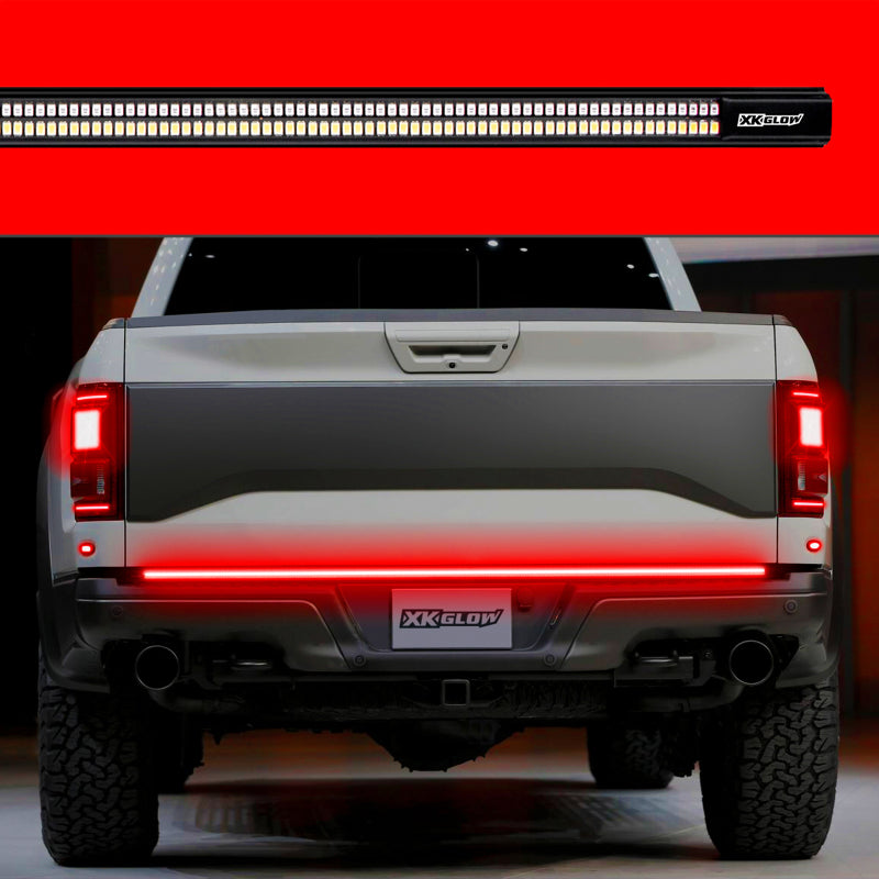 XKGLOW XK Glow Truck Tailgate Light w/ Chasing Turn Signal & Built-in Error Canceller - 3rd gen 60in XK041023