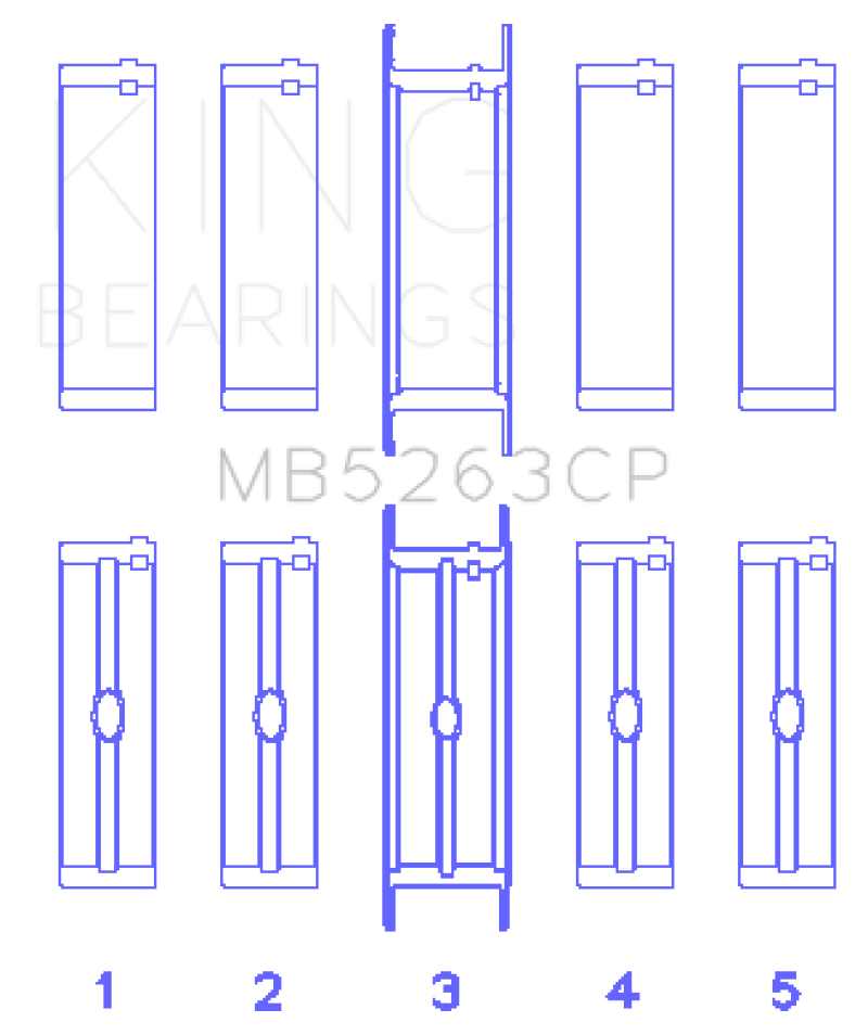 King Engine Bearings KING Main Bearings Engine Components Bearings main image