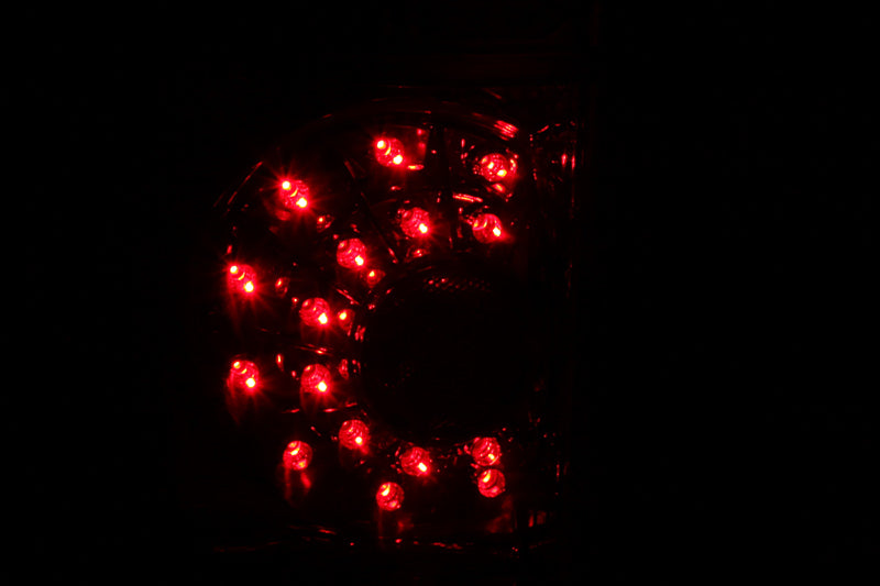 Anzo 2004-2006 Toyota Tundra LED Tail lights Red/Clear 311060 Photo - Mounted