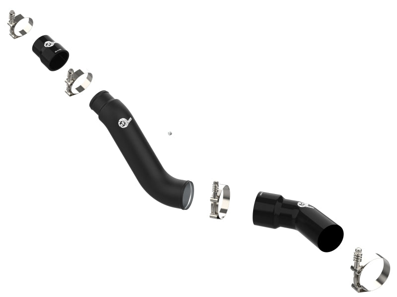 aFe 16-19 RAM 1500 V6 3.0L (TD) BladeRunner 3in Aluminum Hot Charge Pipe - Black 46-20498-B 46-20498-B Photo - Unmounted