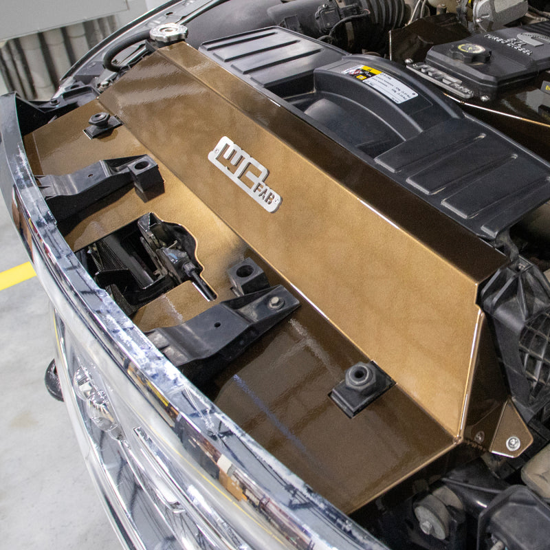 Wehrli 10-12 Cummins Fabricated Aluminum Radiator Cover - Gloss Black WCF100539-GB WCF100539-GB User 2