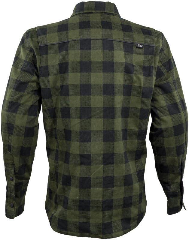 Speed and Strength True Grit Armored Motoshirt Olive/Black - XL 609885 609885 User 1