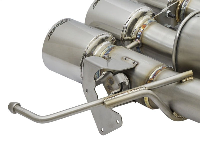 aFe MACH Force-Xp Axle-Back Exhaust System w/ OE-Style NPP Valves 49-34082-P Photo - Unmounted