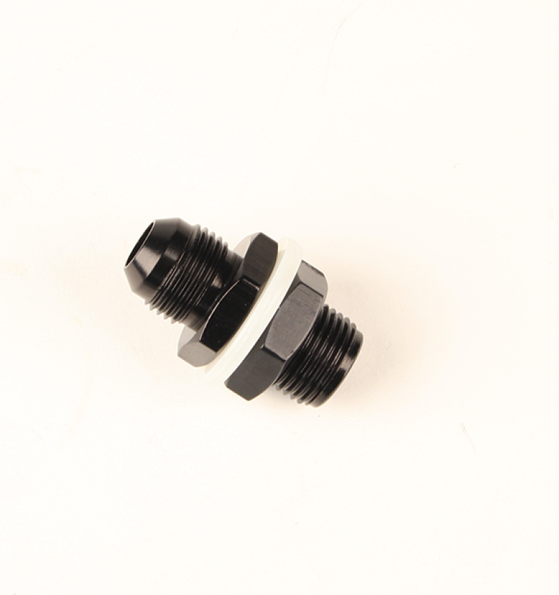 Fragola -6AN Fuel Cell Bulkhead w/ Washers and Nut - Black 483106-BL 483106-BL Photo - Primary