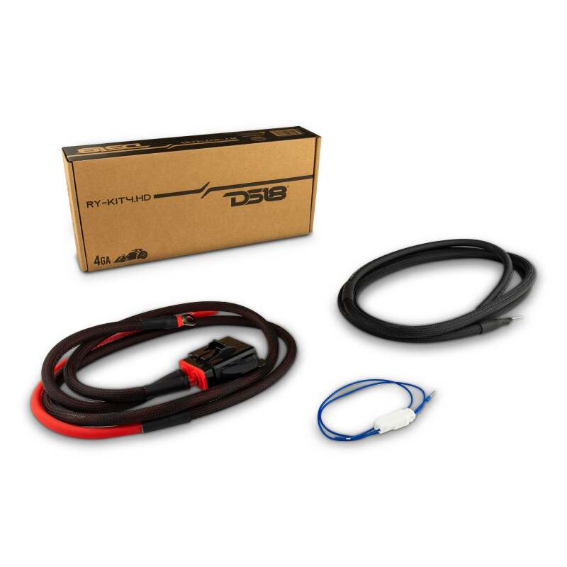 DS18 DSE Motorcycle Amplifier Installation Kits Audio, Video & Radios Speaker Wire & Coaxial Cables main image