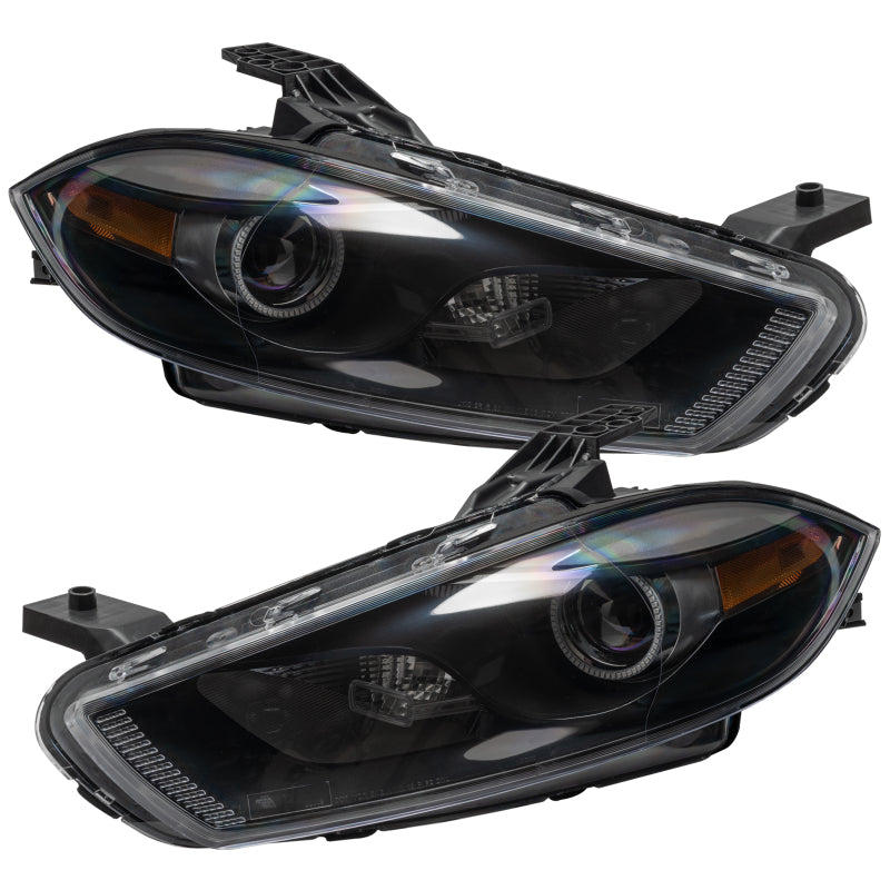 ORACLE Lighting Oracle 13-14 Dodge Dart (HID Style) SMD HL - Black - ColorSHIFT w/o Controller 7142-334 7142-334 Photo - in package