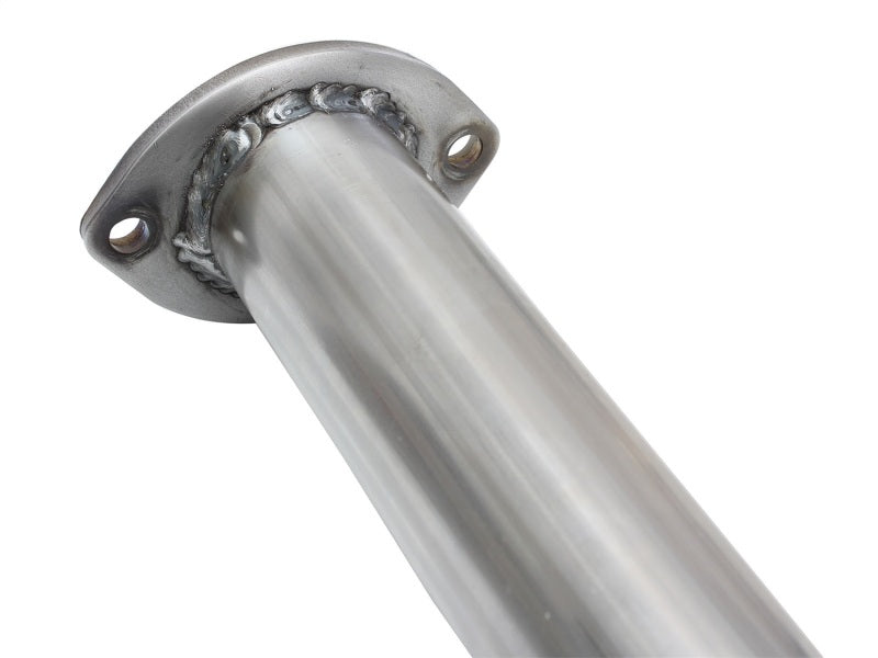 aFe MACH Force-Xp 2-1/2in Stainless Steel Cat-Back Exhaust System w/Black 49-46024-B Photo - Unmounted