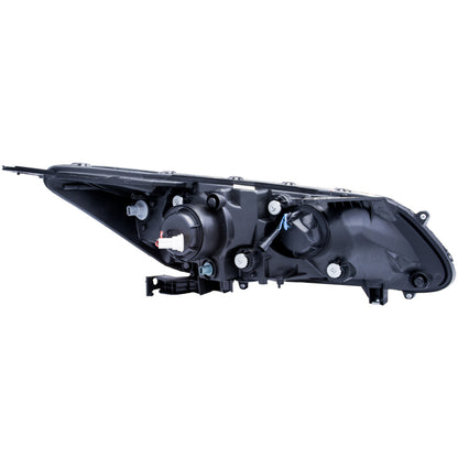 Anzo 2013-2015 Honda Accord Projector Headlights w/ U-Bar Black 121492 Photo - Unmounted