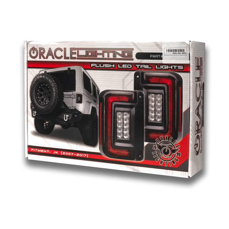 Oracle Lighting 07-17 Jeep Wrangler JK Flush Mount Tail Lights 5891-504 5891-504 Photo - in package